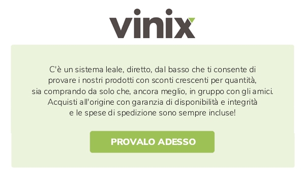 ACQUISTO ONLINE SU VINIX