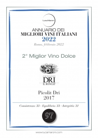 PICOLIT 2017 2 MIGLIOR VINO DOLCE D'ITALIA  LUCA MARONI